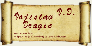Vojislav Dragić vizit kartica